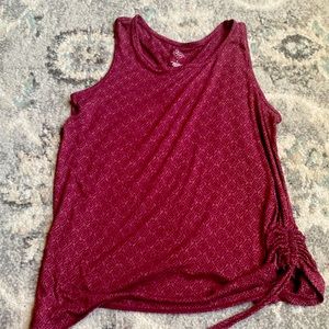 Burgundy tank top